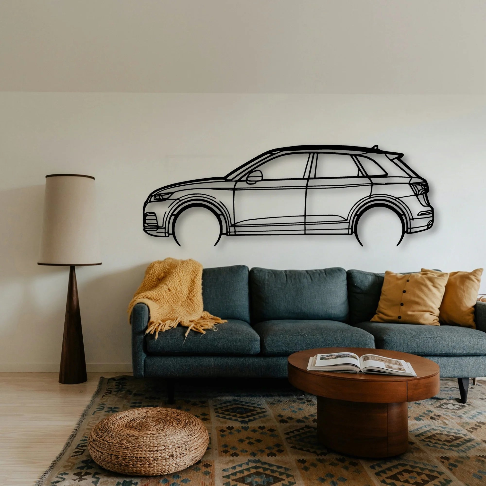 SQ5 2018 Classic Silhouette Metal Wall Art - Tinvibe