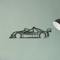 SR10 Classic Silhouette Metal Wall Art - Tinvibe
