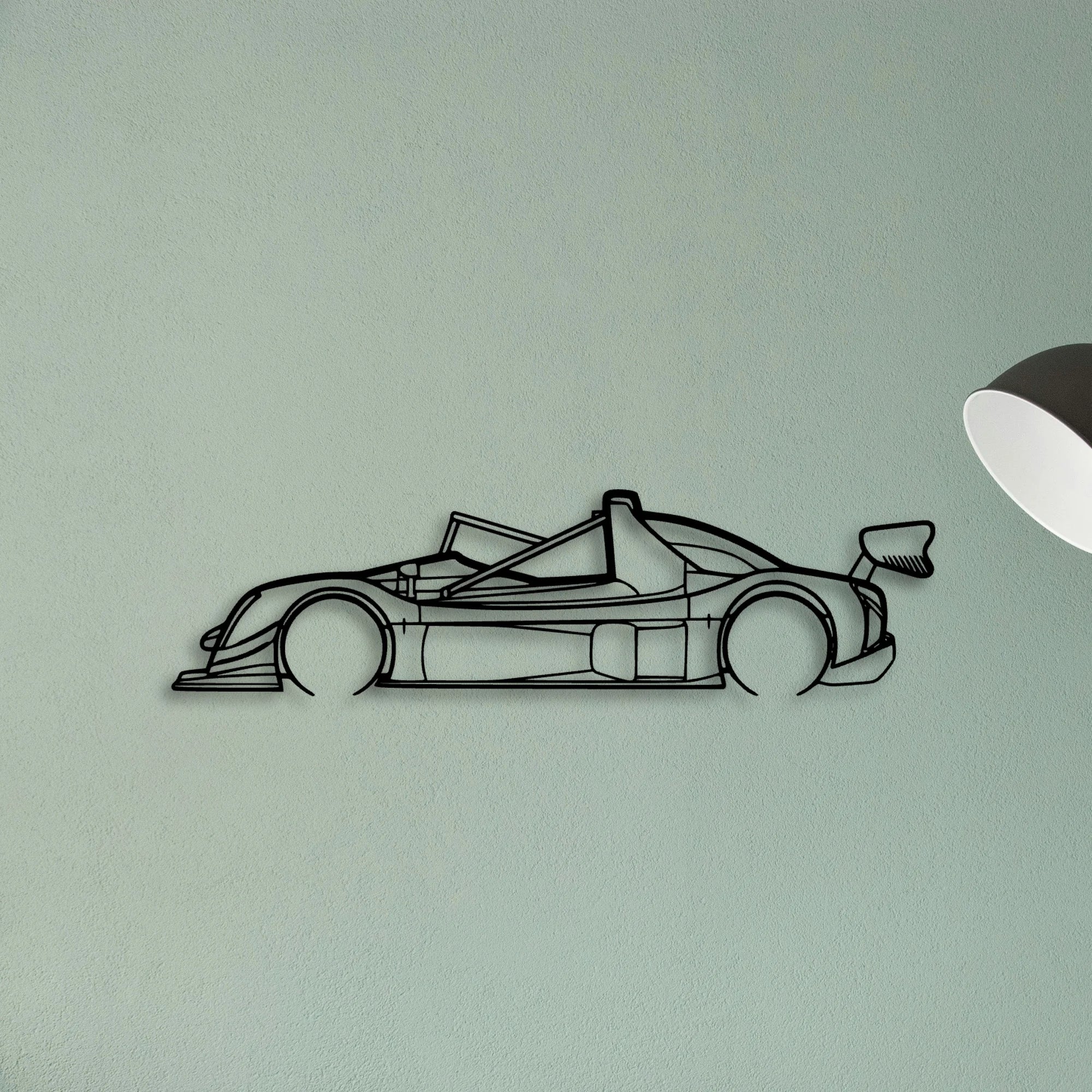 SR10 Classic Silhouette Metal Wall Art - Tinvibe