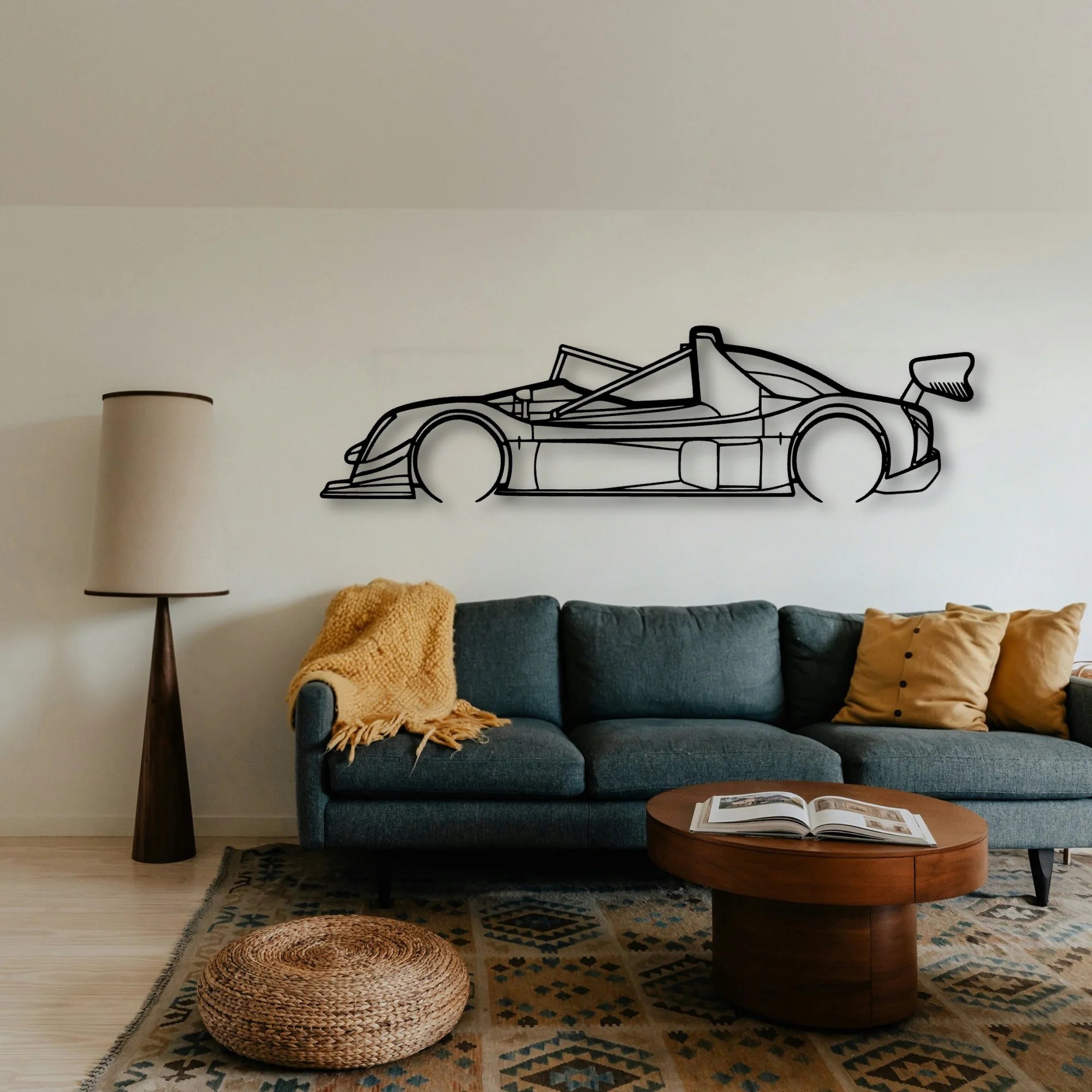 SR10 Classic Silhouette Metal Wall Art - Tinvibe