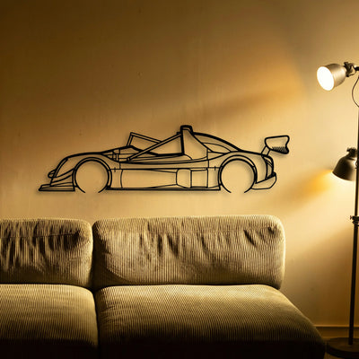 SR10 Classic Silhouette Metal Wall Art - Tinvibe