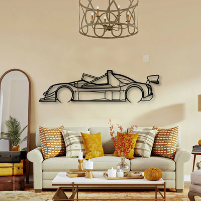 SR10 Classic Silhouette Metal Wall Art - Tinvibe