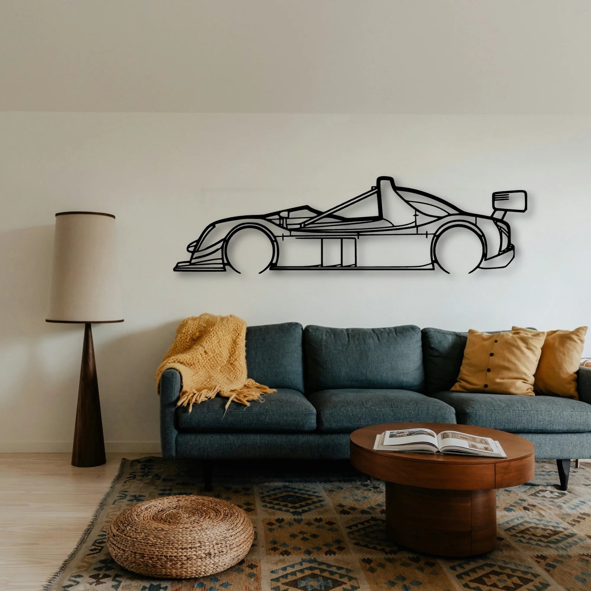 SR8 Classic Silhouette Metal Wall Art - Tinvibe