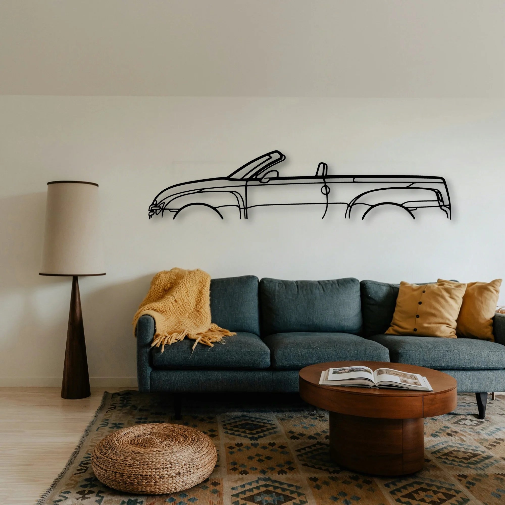 SSR 2003 Classic Silhouette Metal Wall Art - Tinvibe