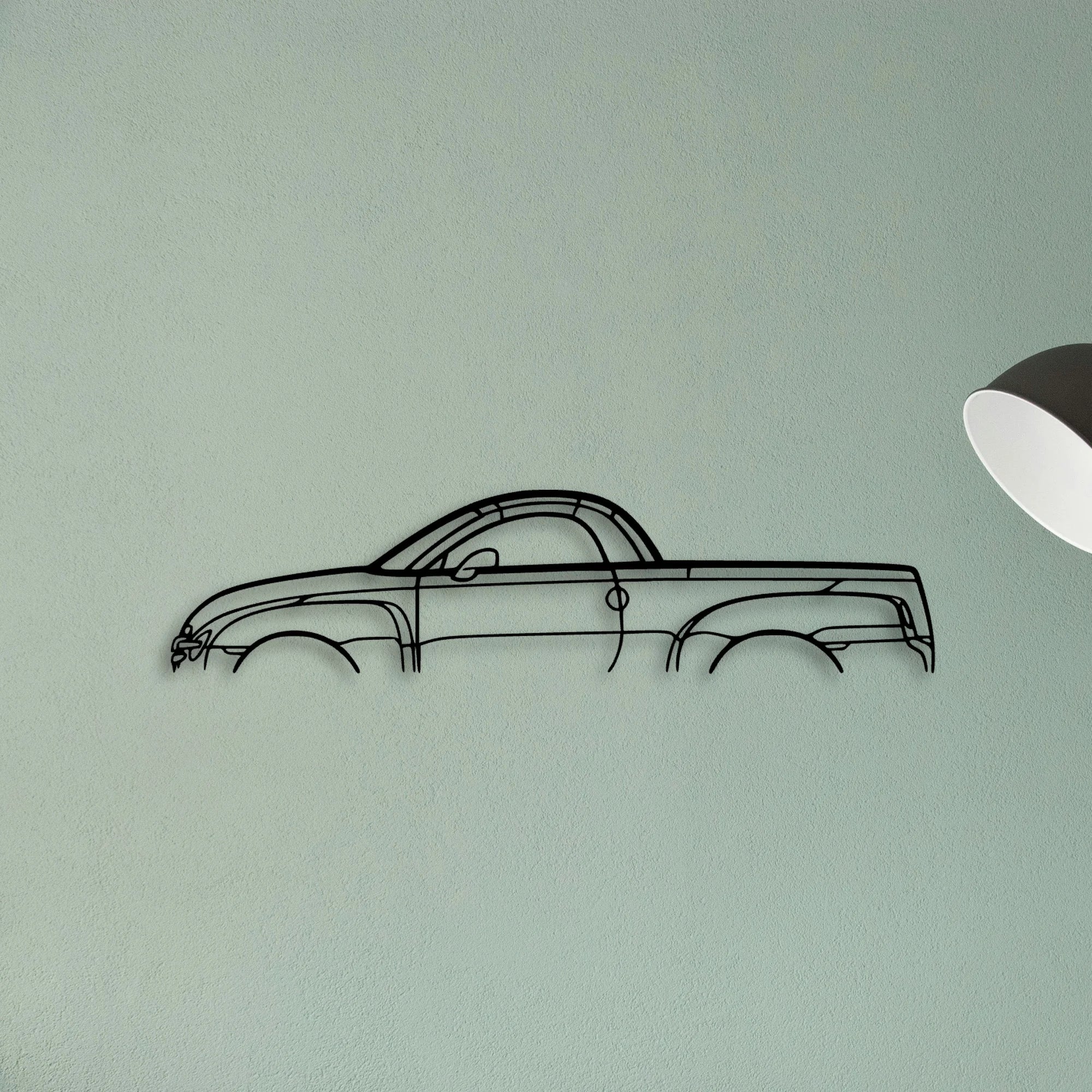 SSR 2006 Classic Silhouette Metal Wall Art - Tinvibe