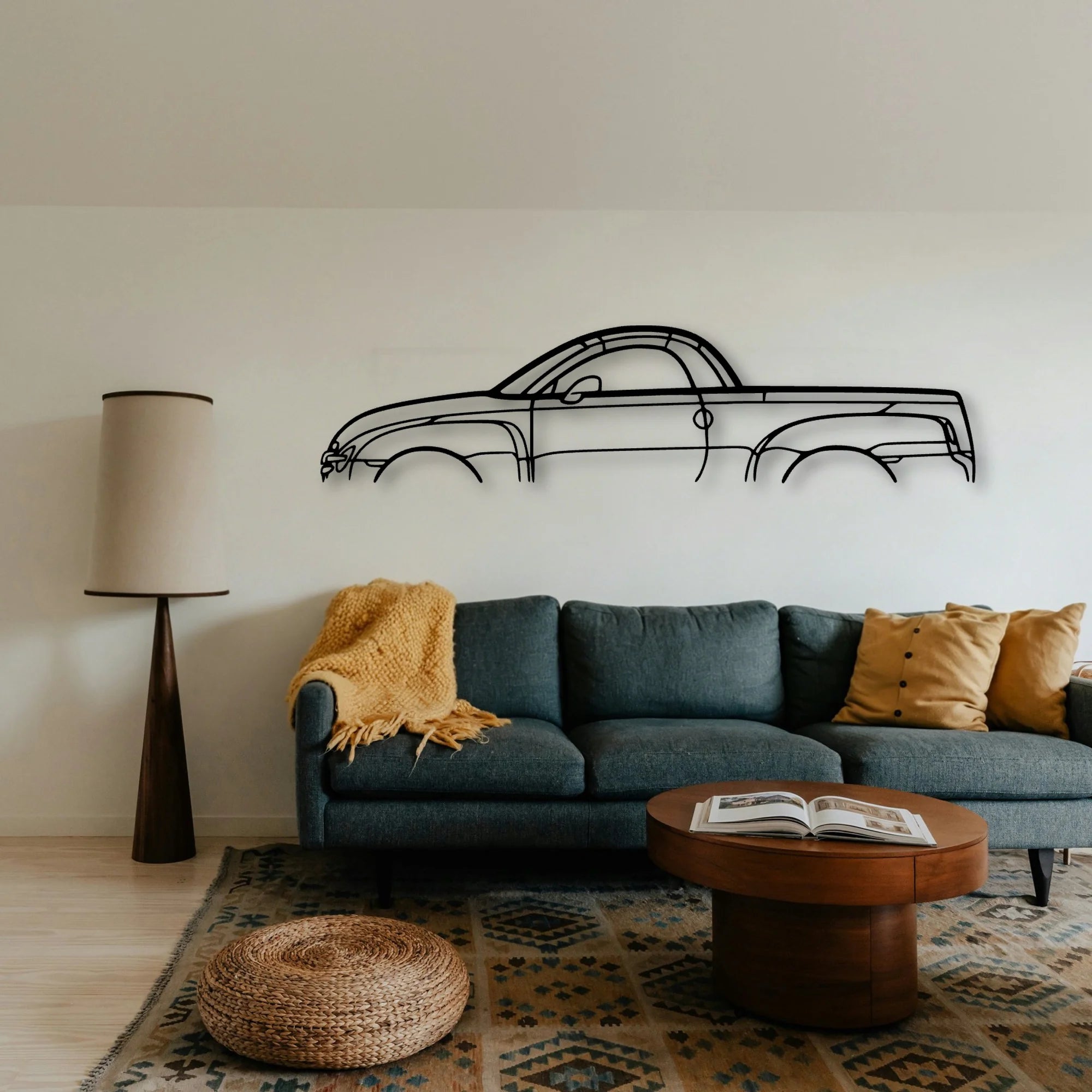 SSR 2006 Classic Silhouette Metal Wall Art - Tinvibe