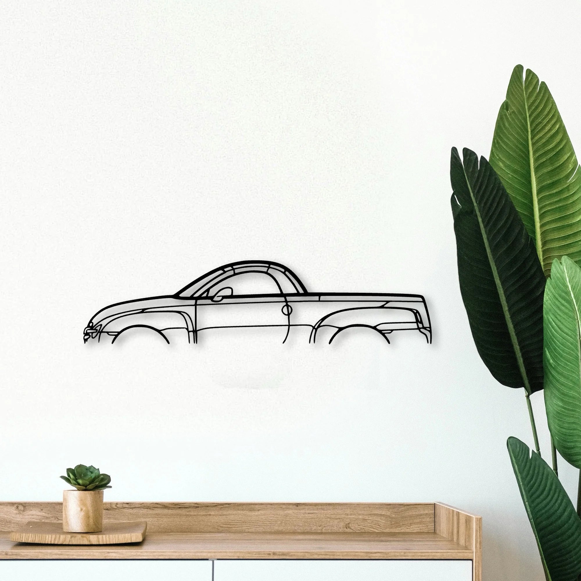 SSR 2006 Classic Silhouette Metal Wall Art - Tinvibe