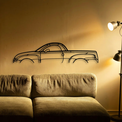 SSR 2006 Classic Silhouette Metal Wall Art - Tinvibe