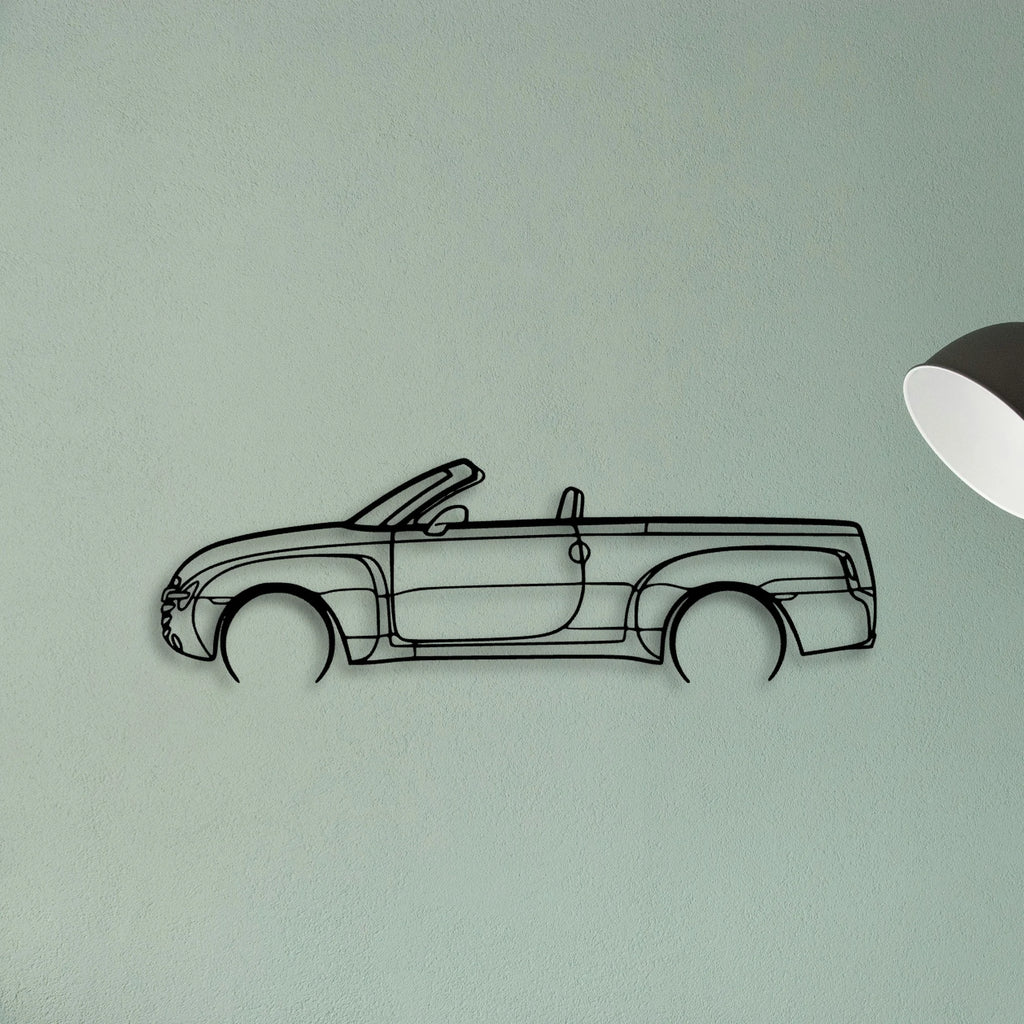 SSR 2 Classic Silhouette Metal Wall Art - Tinvibe