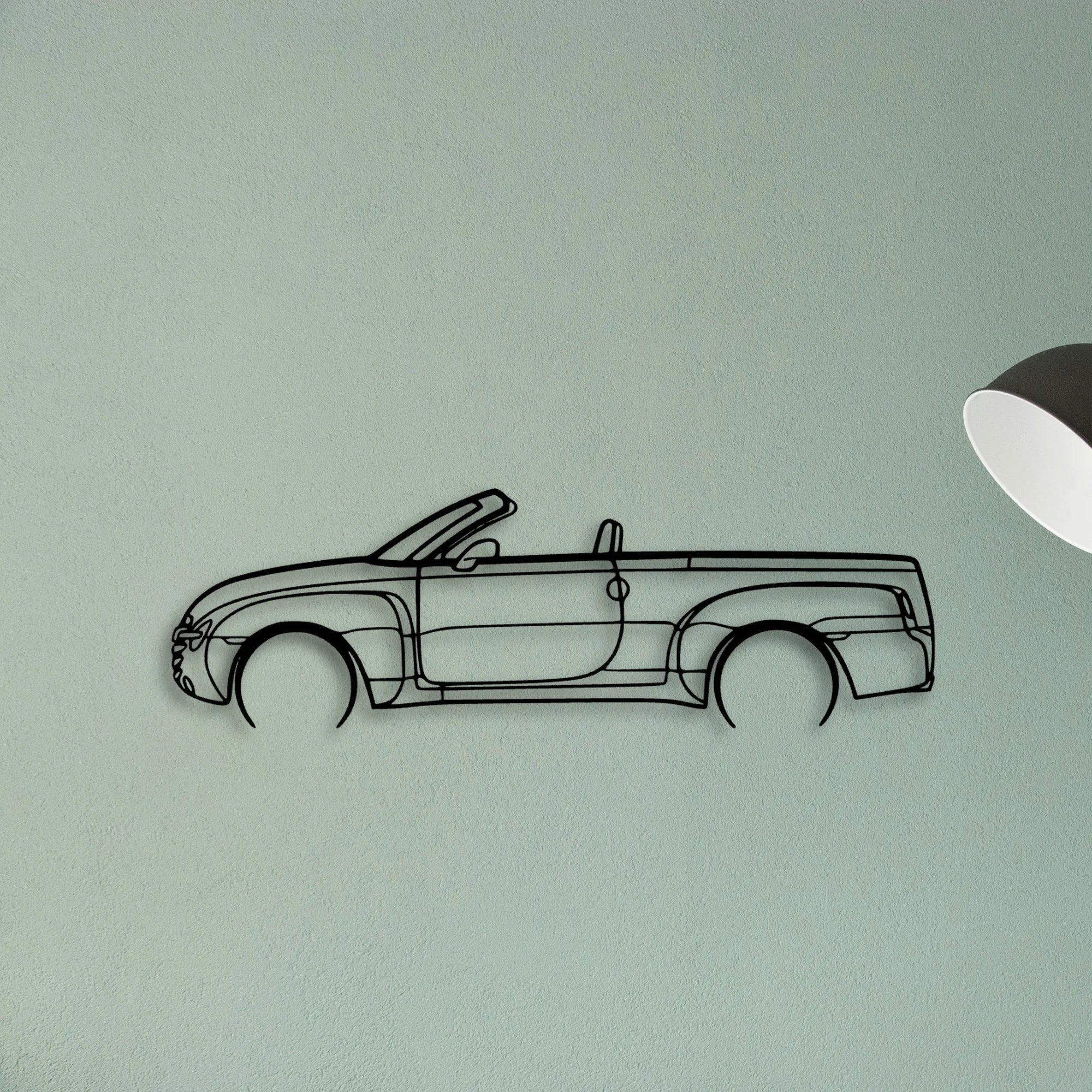 SSR 2 Classic Silhouette Metal Wall Art - Tinvibe