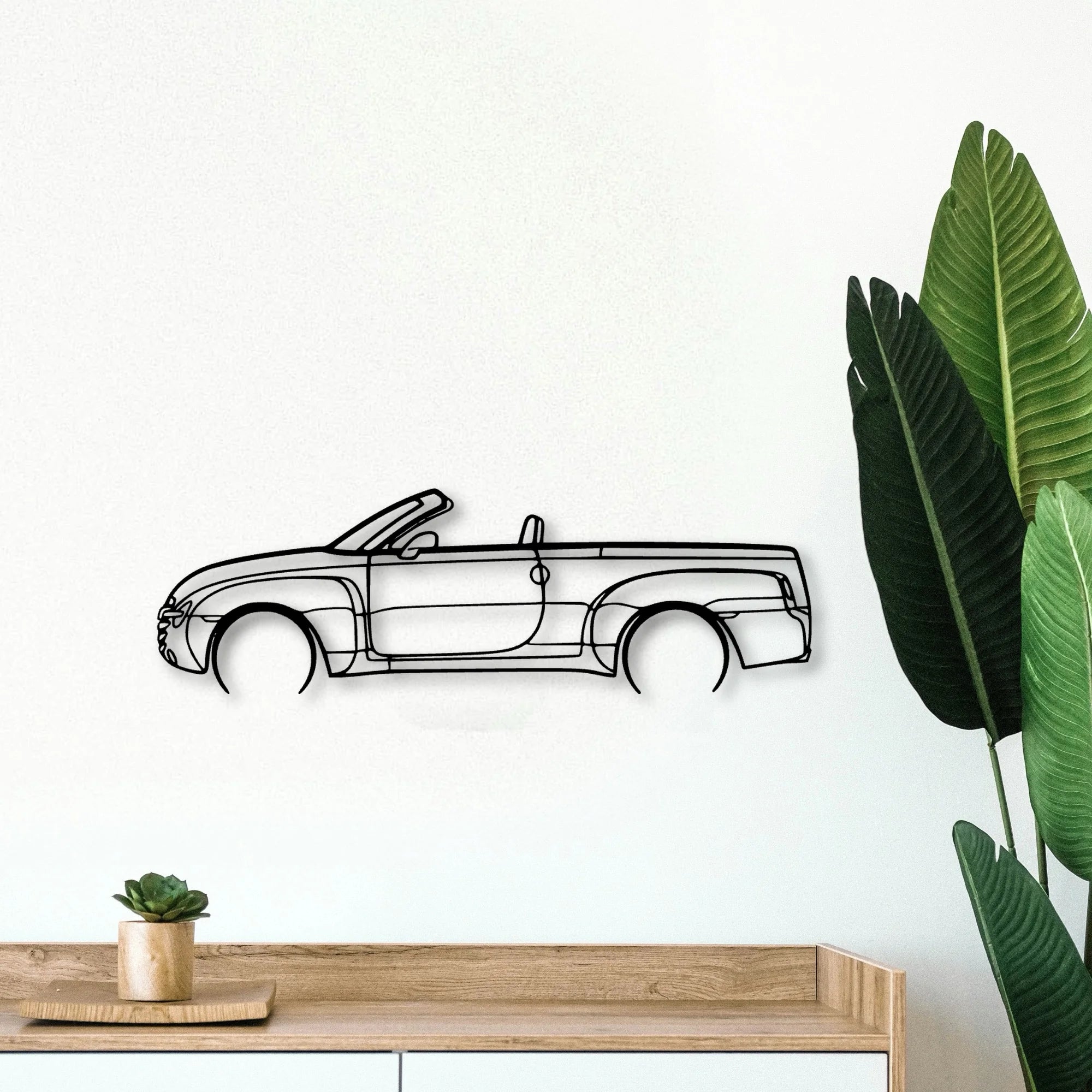 SSR 2 Classic Silhouette Metal Wall Art - Tinvibe
