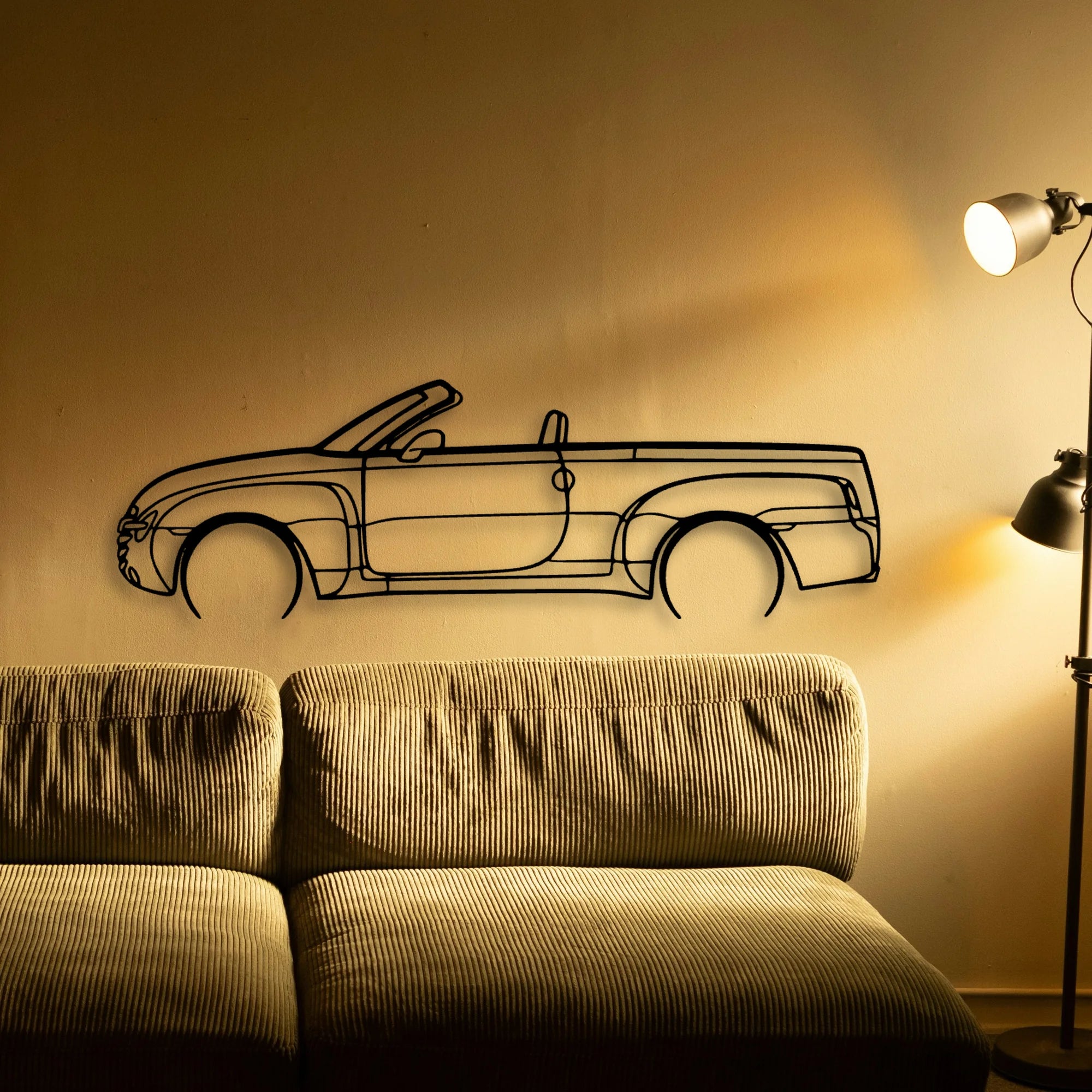 SSR 2 Classic Silhouette Metal Wall Art - Tinvibe