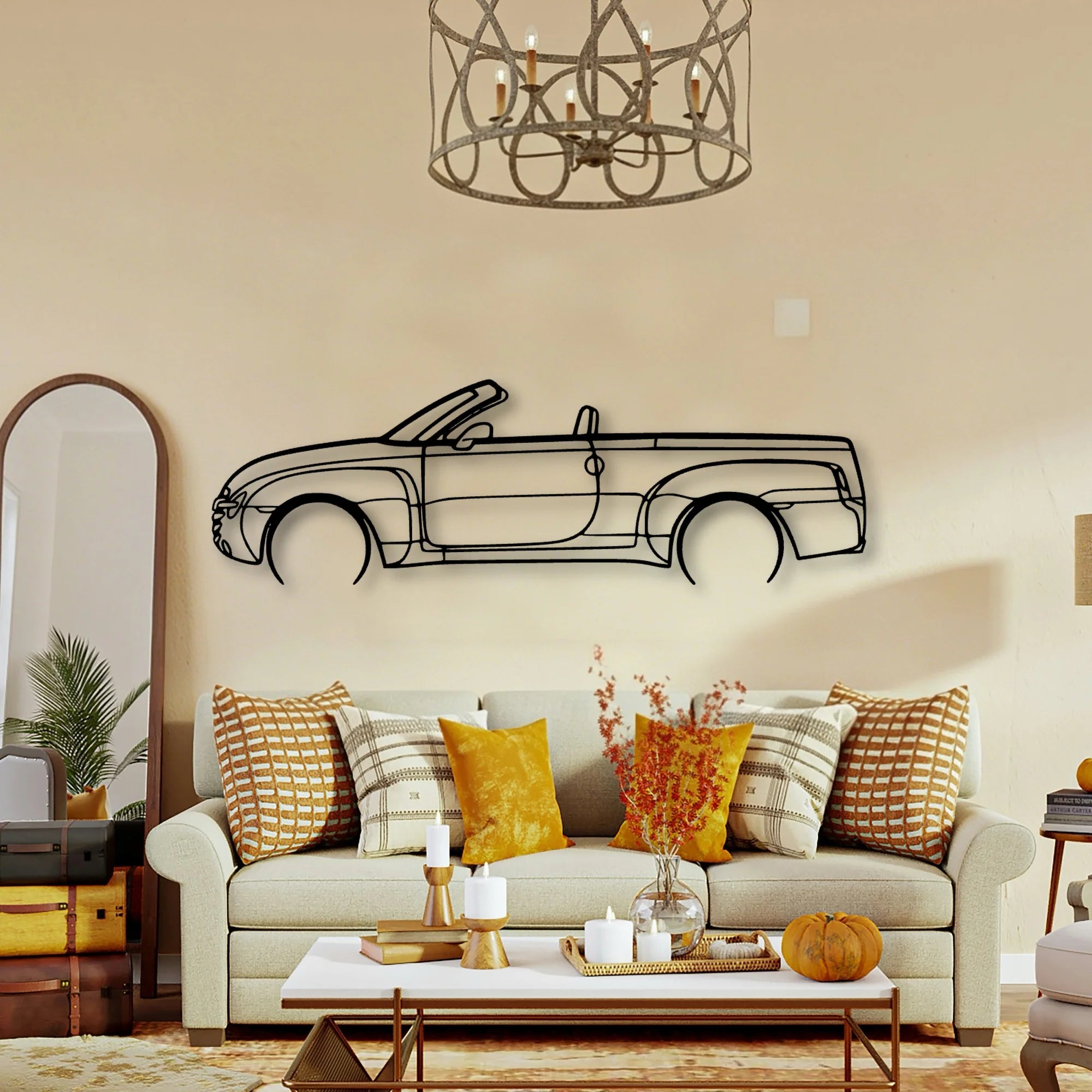 SSR 2 Classic Silhouette Metal Wall Art - Tinvibe