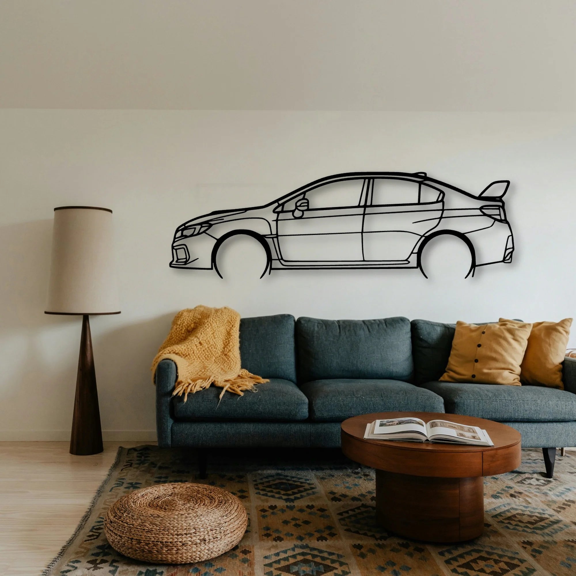 STI VA 2 Classic Silhouette Metal Wall Art - Tinvibe