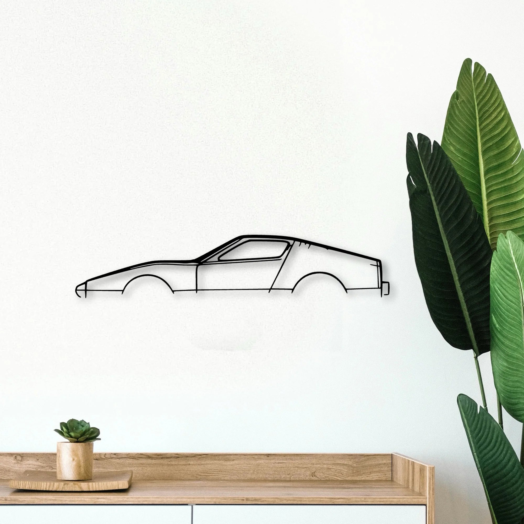SV1 Classic Silhouette Metal Wall Art - Tinvibe
