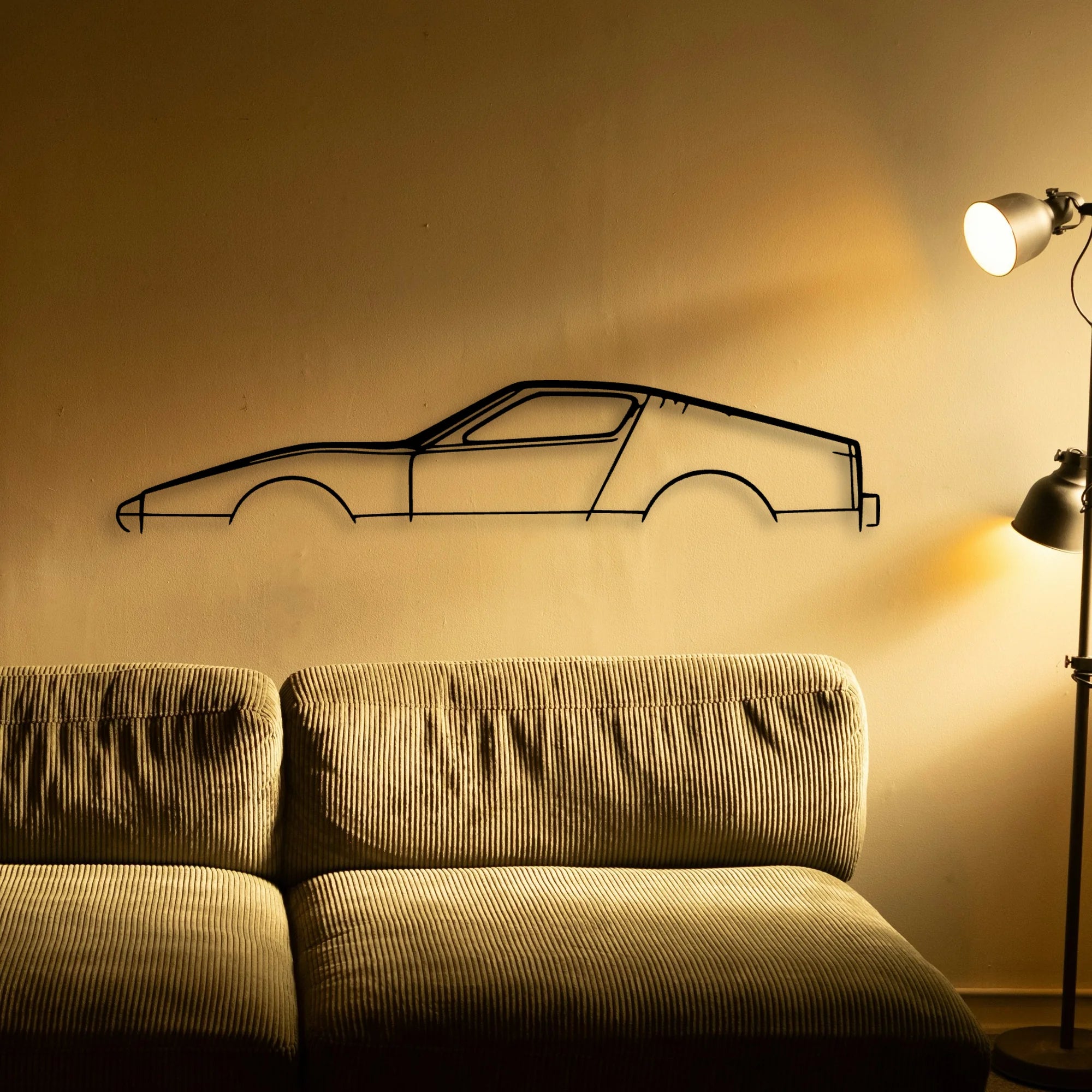 SV1 Classic Silhouette Metal Wall Art - Tinvibe