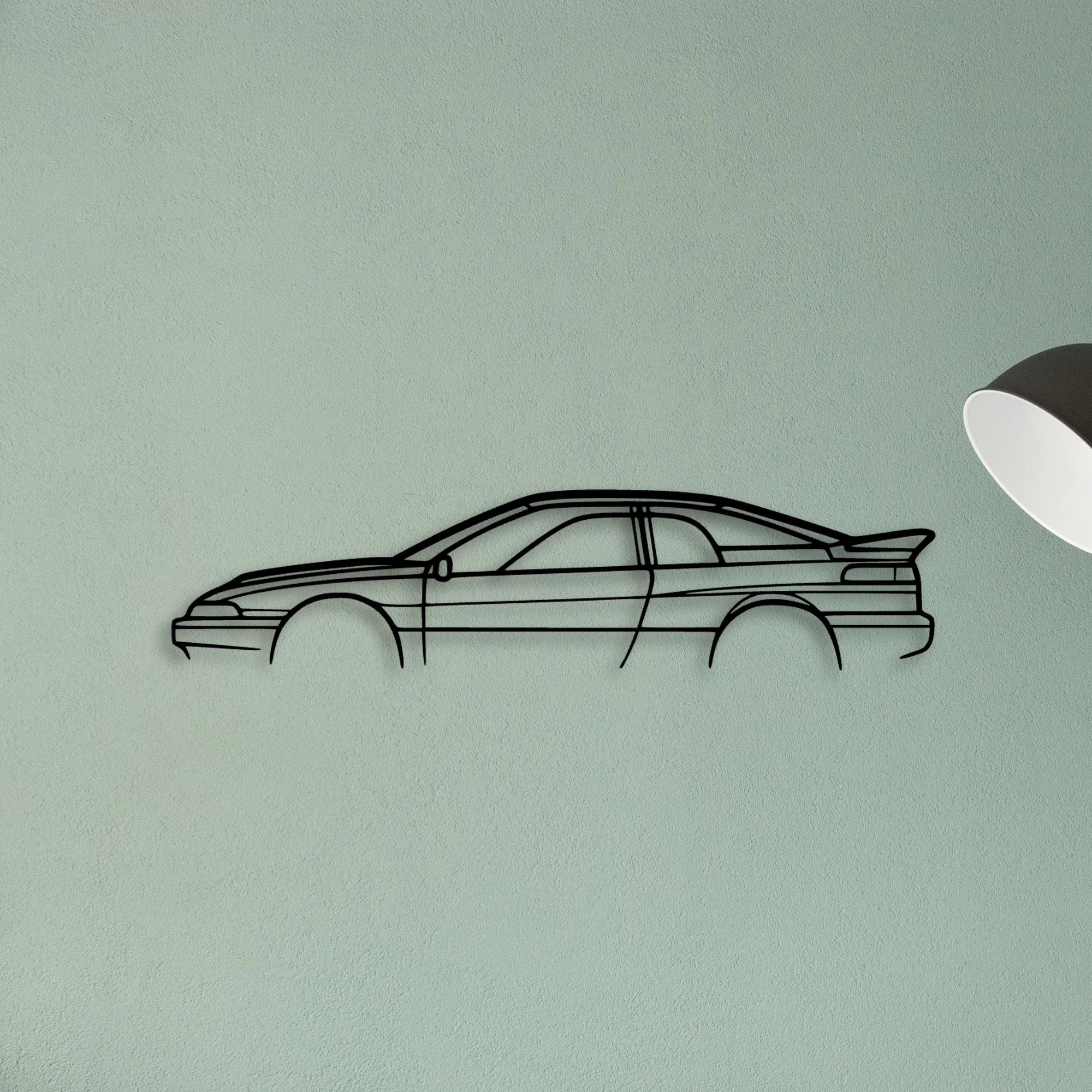 SVX Classic Silhouette Metal Wall Art - Tinvibe