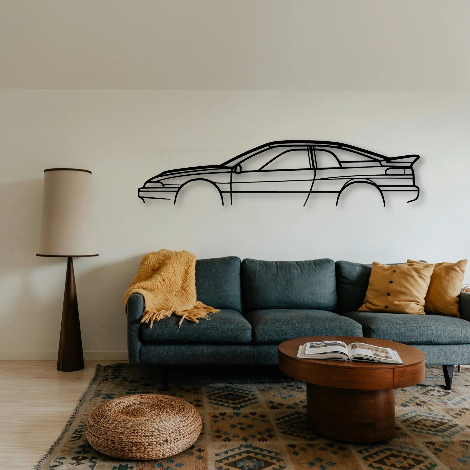 SVX Classic Silhouette Metal Wall Art - Tinvibe