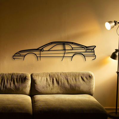 SVX Classic Silhouette Metal Wall Art - Tinvibe