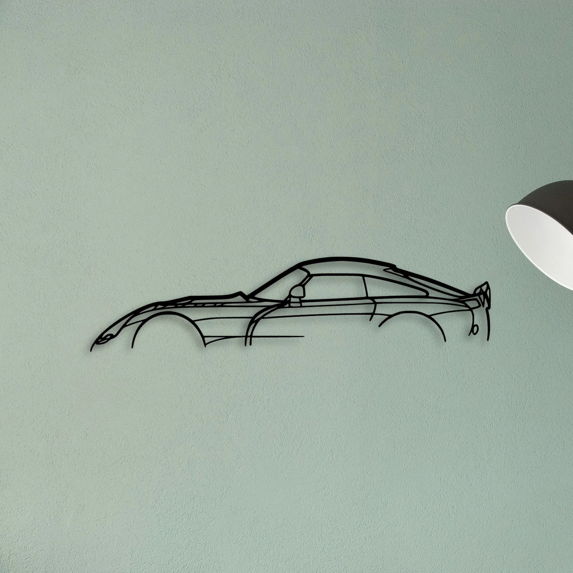 Sagaris 2006 Classic Silhouette Metal Wall Art - Tinvibe