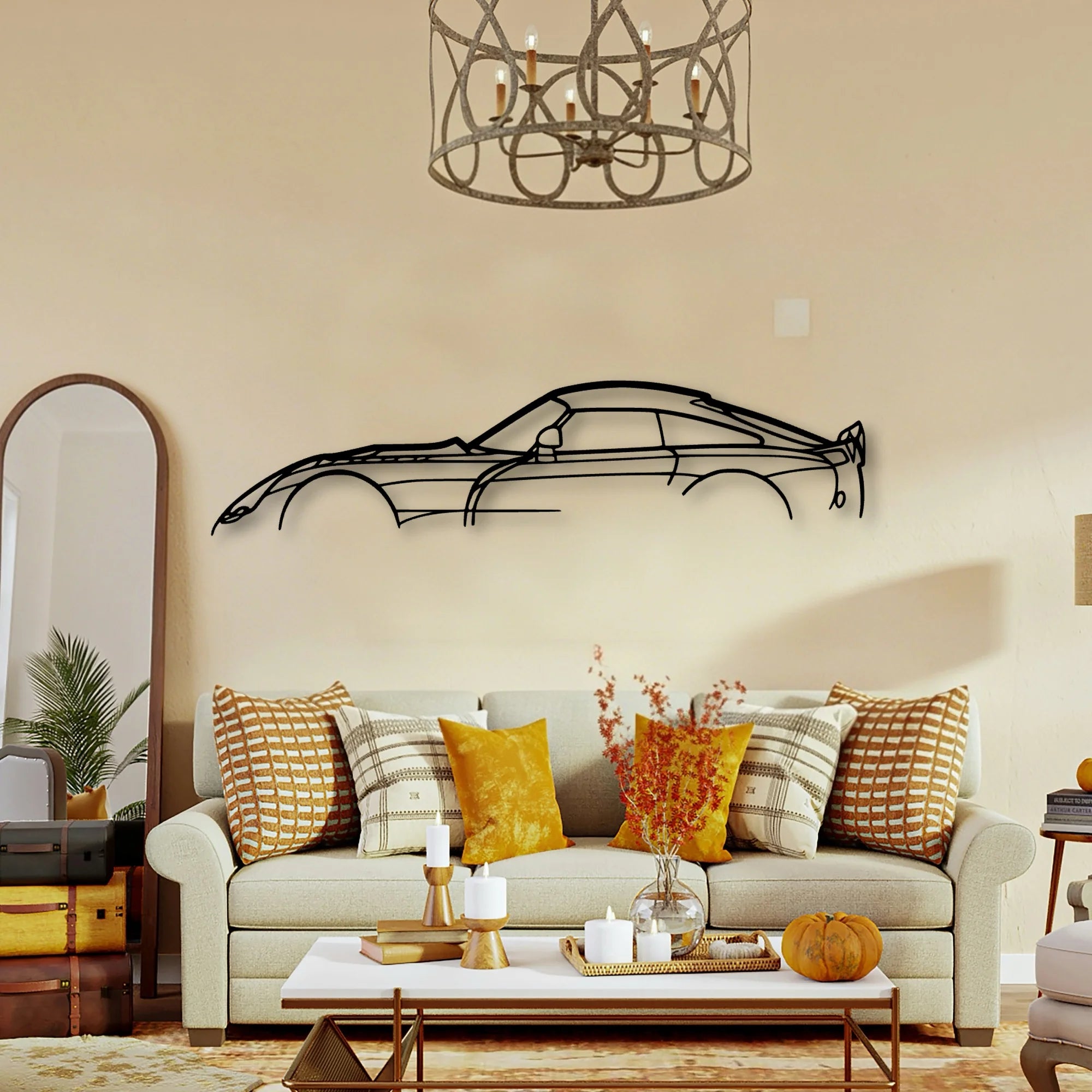 Sagaris 2006 Classic Silhouette Metal Wall Art - Tinvibe