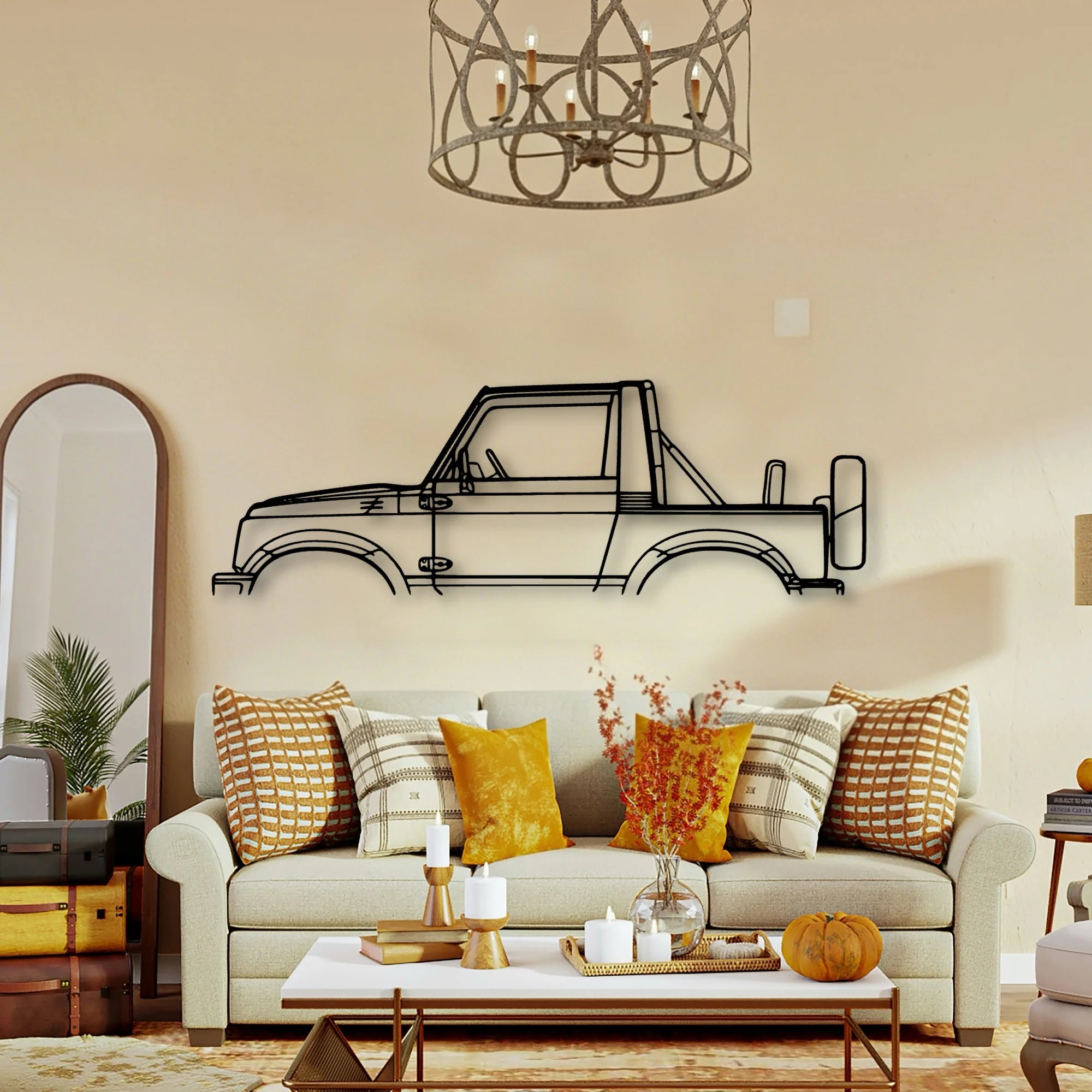 Samurai 1988 Classic Silhouette Metal Wall Art - Tinvibe