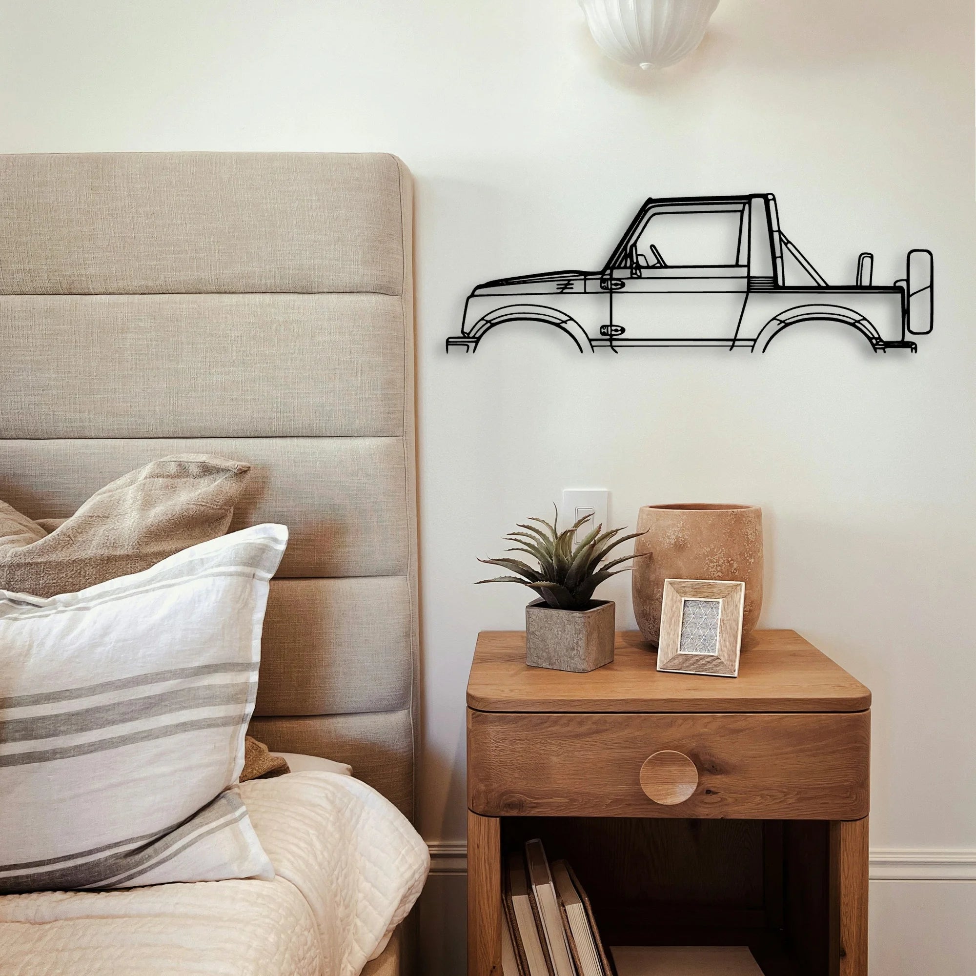 Samurai 1988 Classic Silhouette Metal Wall Art - Tinvibe