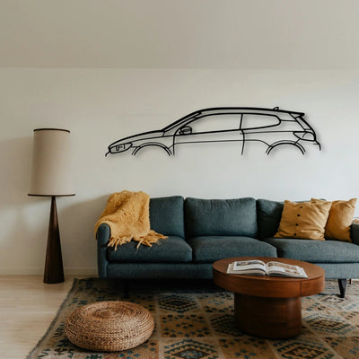 Scirocco 2008 Classic Silhouette Metal Wall Art - Tinvibe