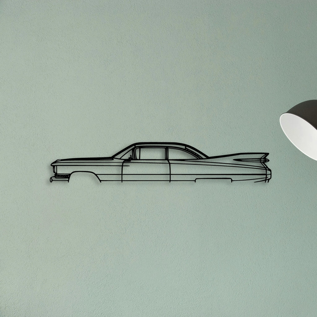 Series 62 1959 Classic Silhouette Metal Wall Art - Tinvibe