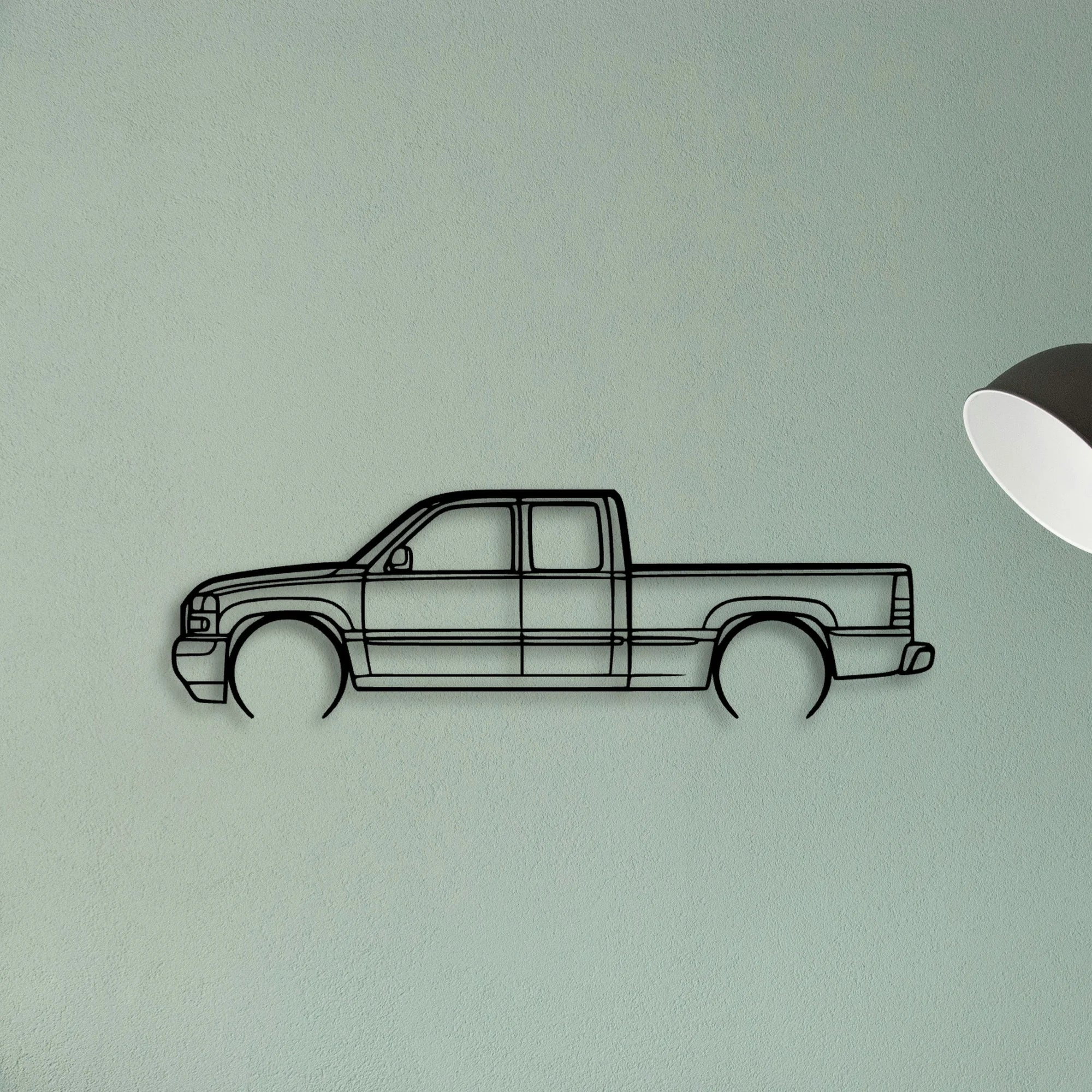 Sierra Classic Silhouette Metal Wall Art - Tinvibe