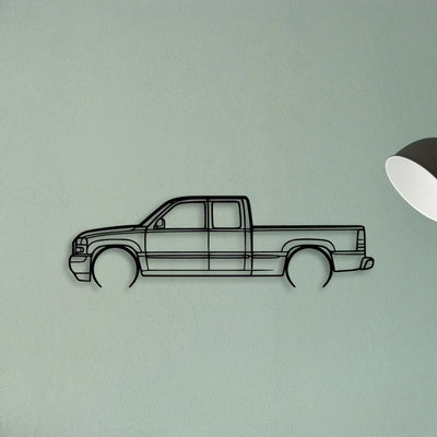 Sierra Classic Silhouette Metal Wall Art - Tinvibe