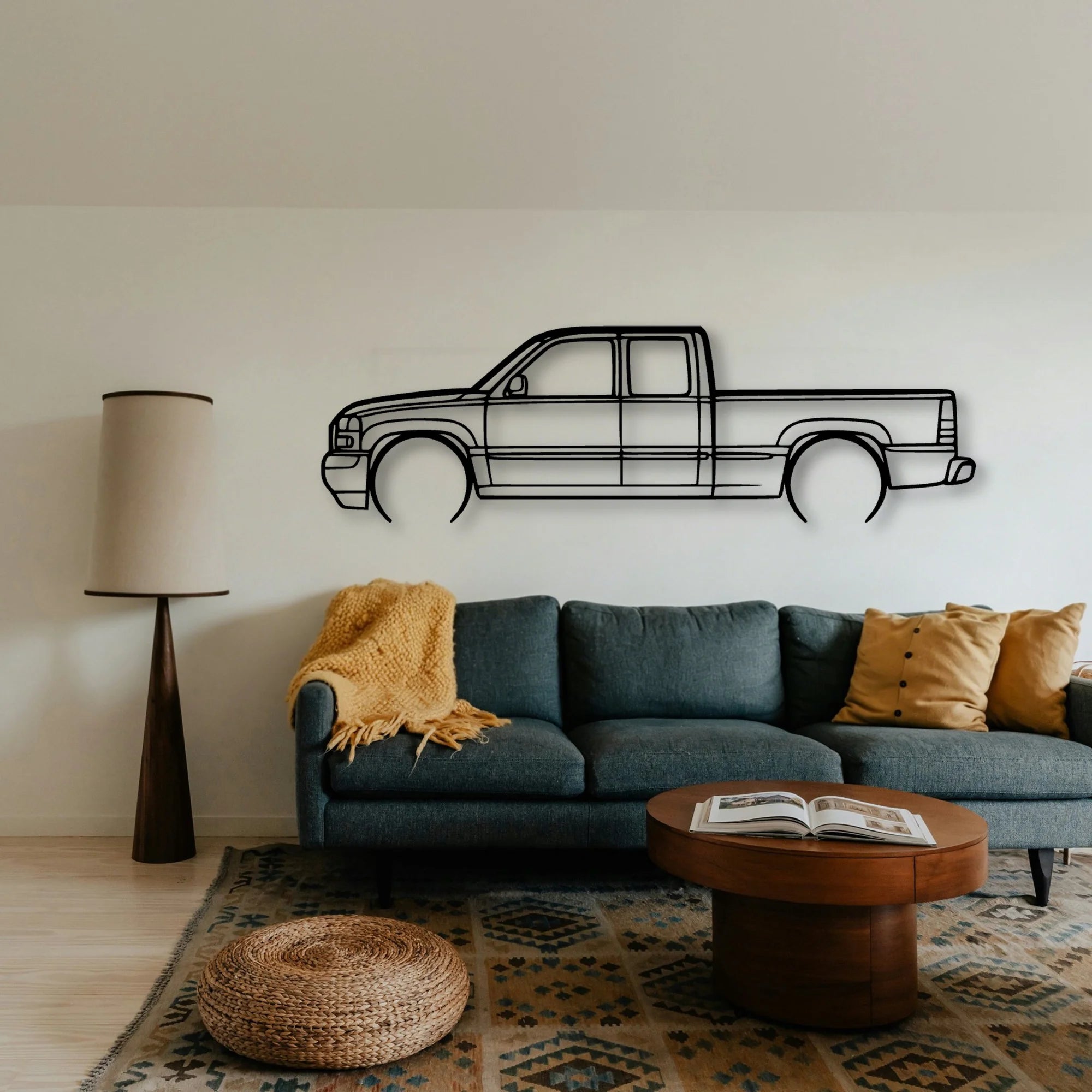 Sierra Classic Silhouette Metal Wall Art - Tinvibe