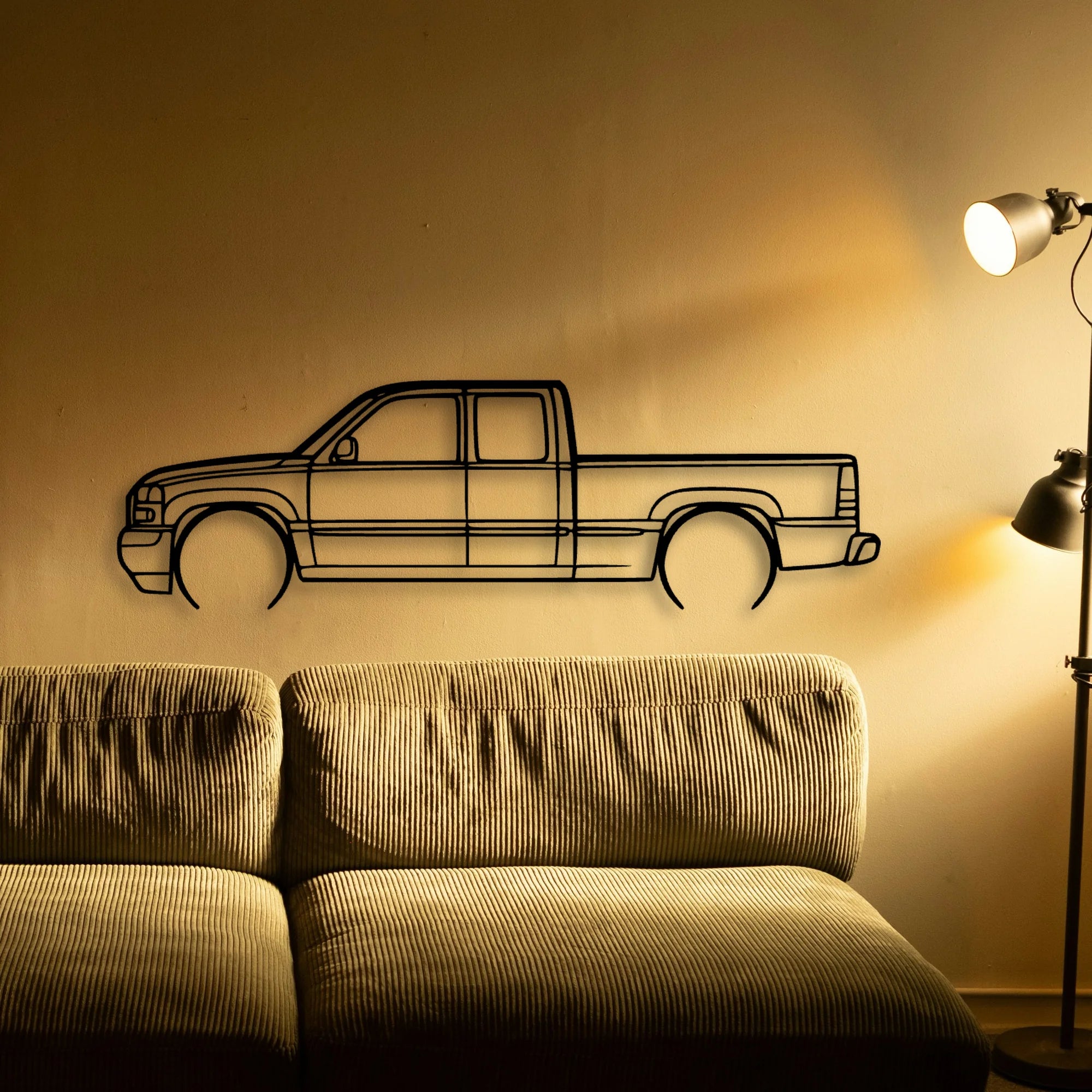 Sierra Classic Silhouette Metal Wall Art - Tinvibe