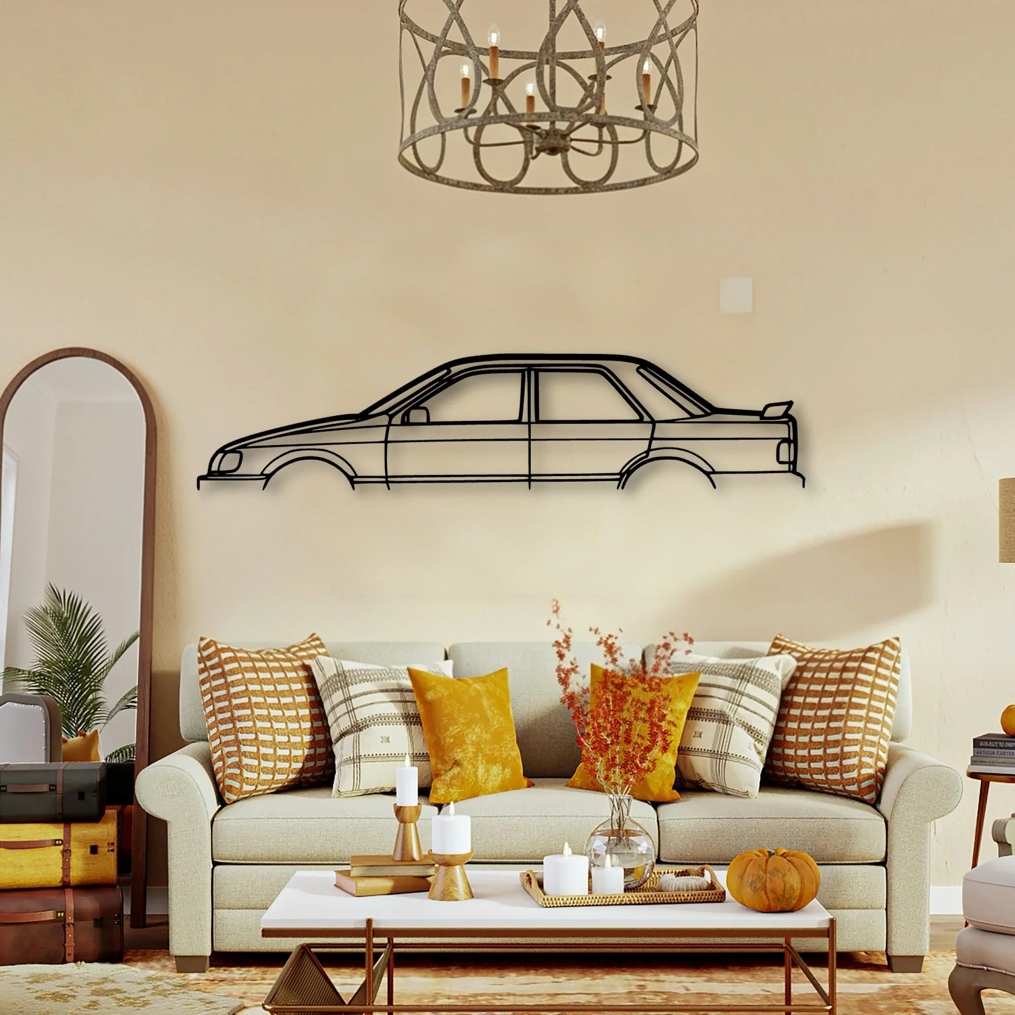 Sierra 1992 Classic Silhouette Metal Wall Art - Tinvibe