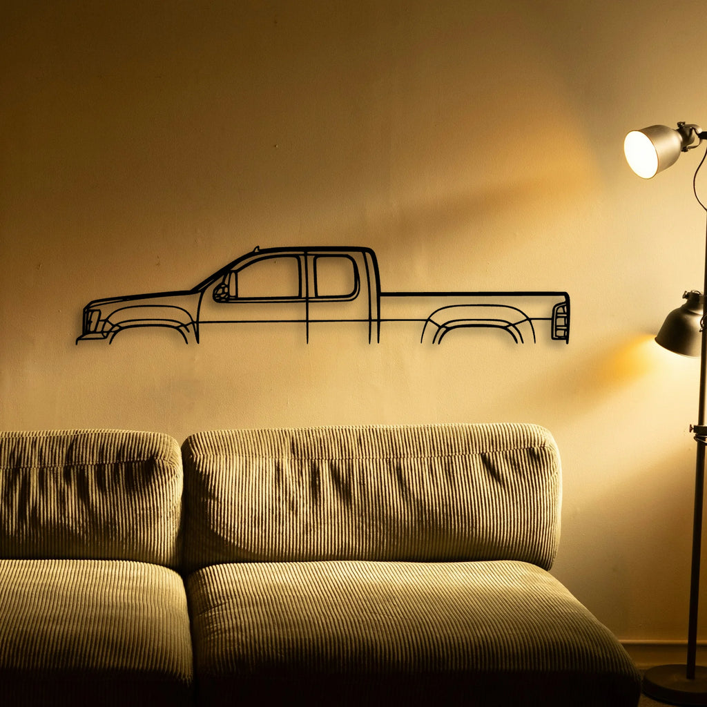 Sierra 2011 Classic Silhouette Metal Wall Art - Tinvibe