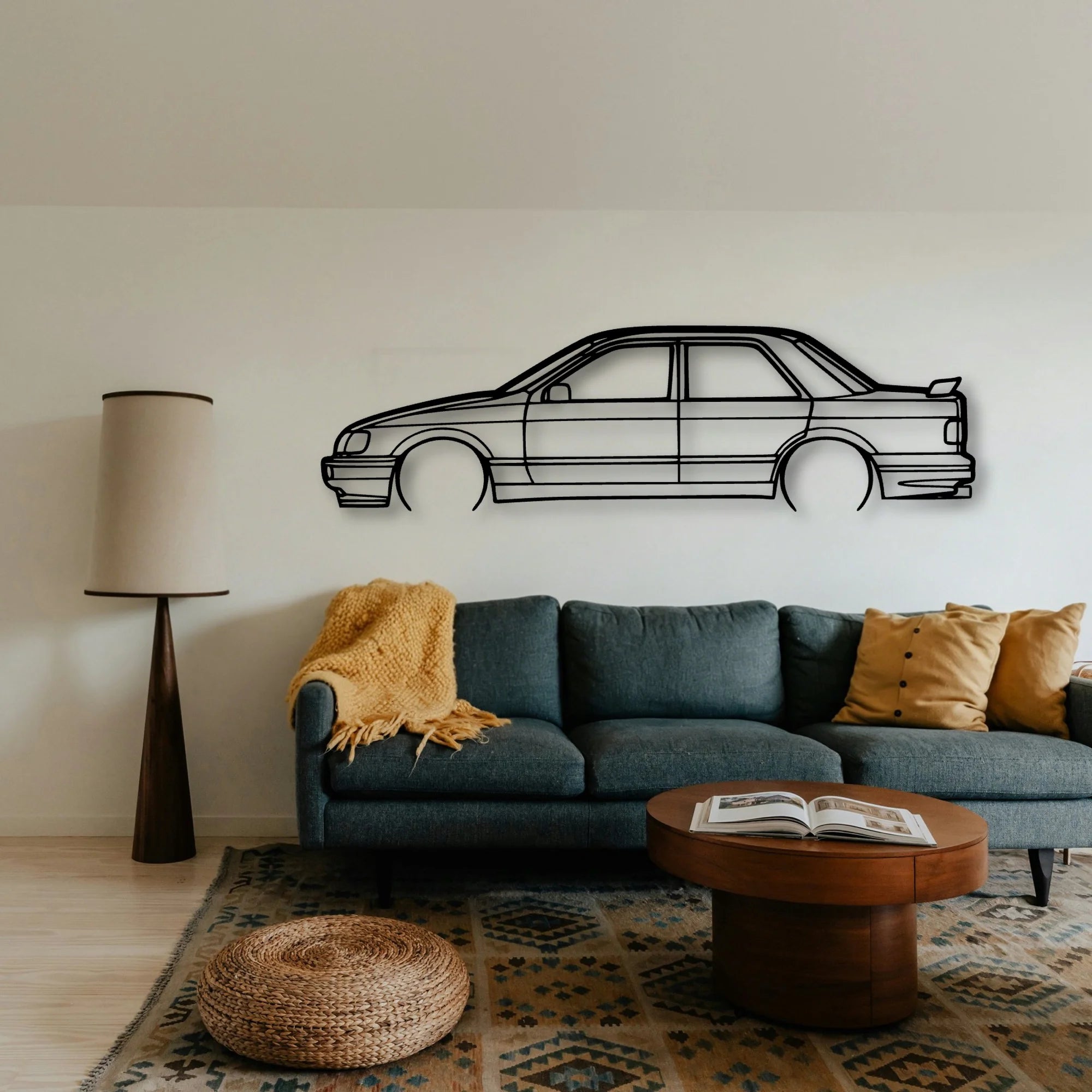 Sierra RS 1989 V2 Classic Silhouette Metal Wall Art - Tinvibe