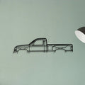 Sierra Single CAB Classic Silhouette Metal Wall Art - Tinvibe