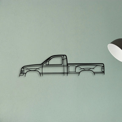 Sierra Single CAB Classic Silhouette Metal Wall Art - Tinvibe
