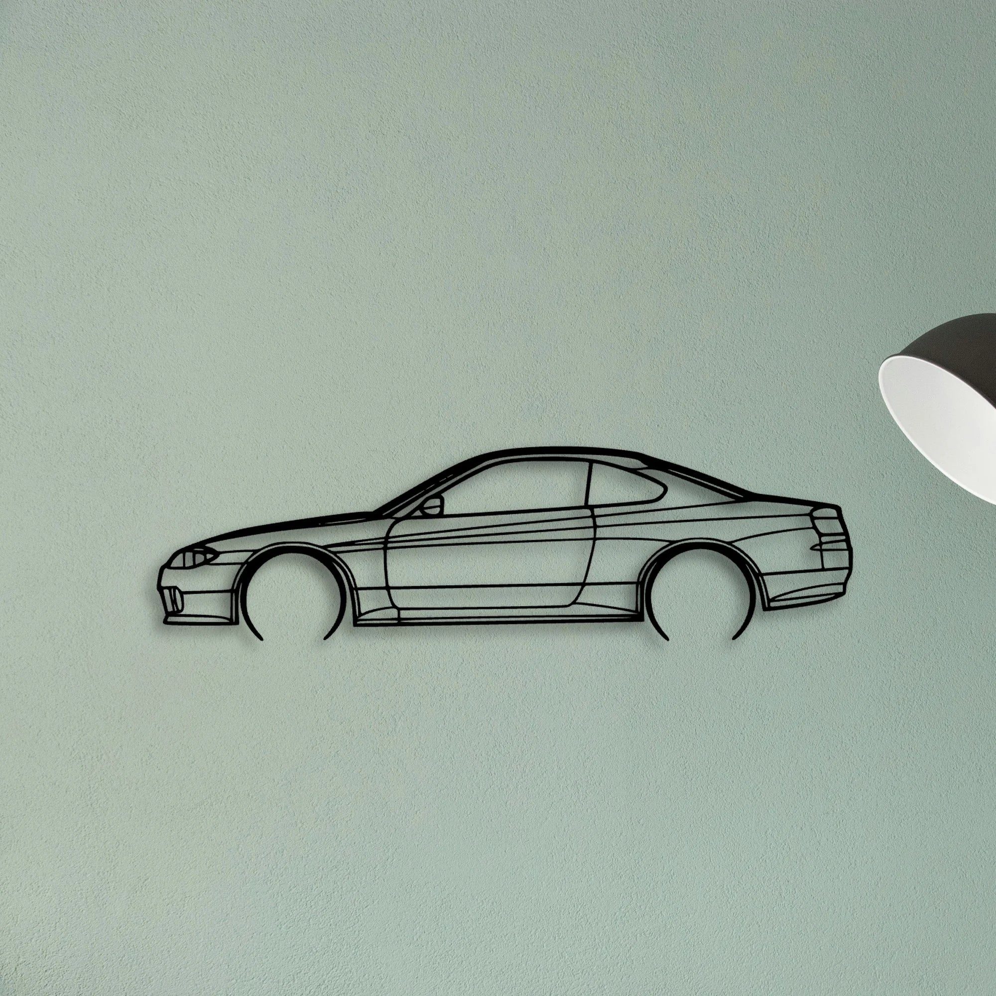 Silvia S15 3 Classic Silhouette Metal Wall Art - Tinvibe