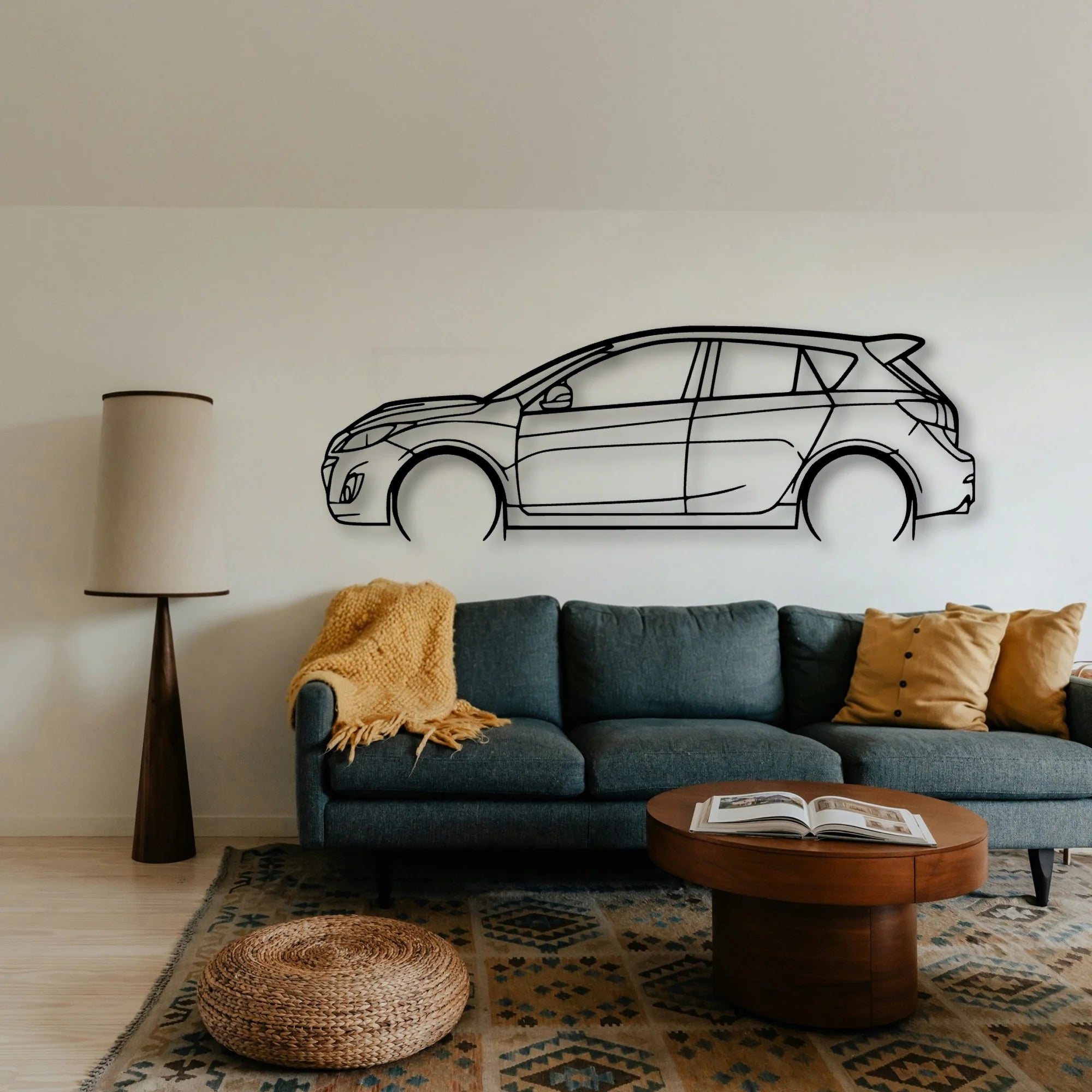 Speed 3 2012 Classic Silhouette Metal Wall Art - Tinvibe