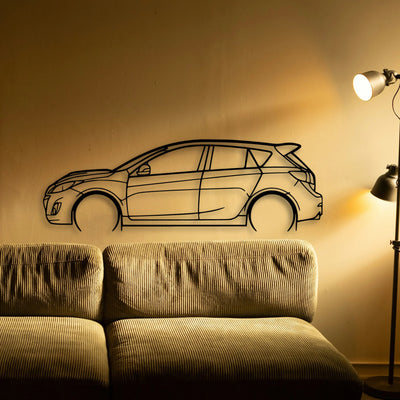Speed 3 2012 Classic Silhouette Metal Wall Art - Tinvibe