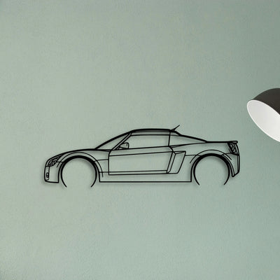 Speedster 2 2004 Classic Silhouette Metal Wall Art - Tinvibe