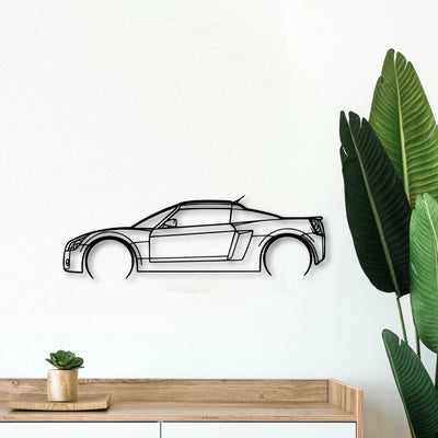 Speedster 2 2004 Classic Silhouette Metal Wall Art - Tinvibe