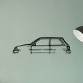 Starlet 1988 EP71 Classic Silhouette Metal Wall Art - Tinvibe