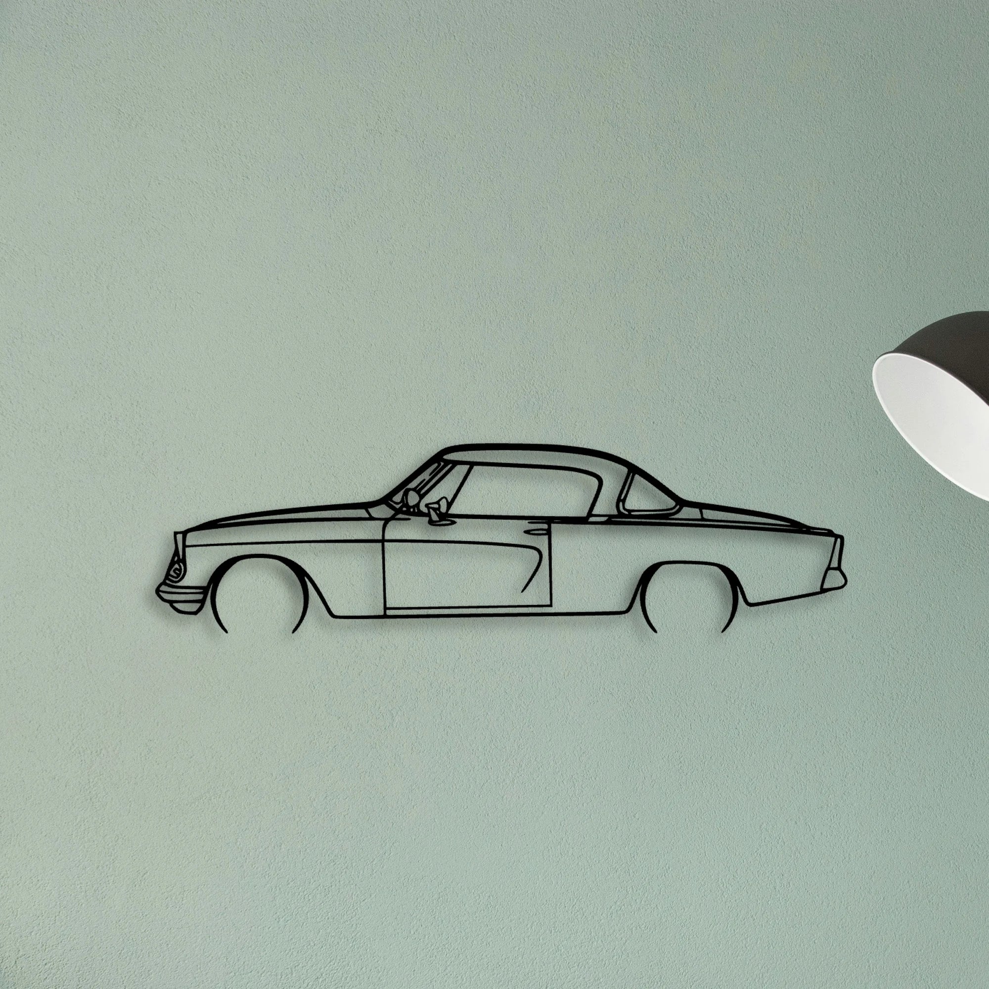 Starliner 1953 Classic Silhouette Metal Wall Art - Tinvibe