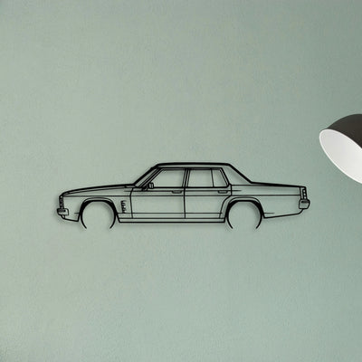 Statesman 1975 Classic Silhouette Metal Wall Art - Tinvibe