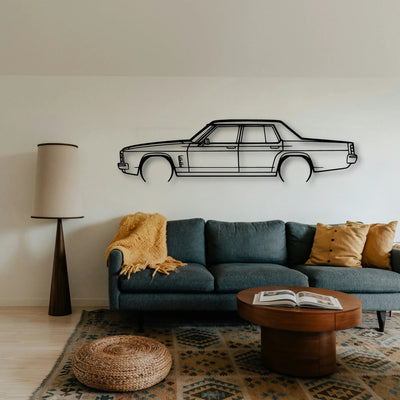 Statesman 1975 Classic Silhouette Metal Wall Art - Tinvibe