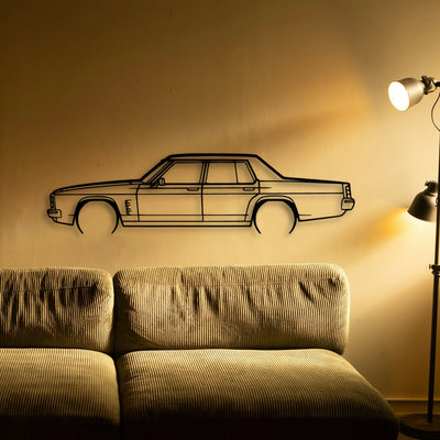 Statesman 1975 Classic Silhouette Metal Wall Art - Tinvibe