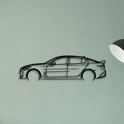 Stinger GT2 2022 Classic Silhouette Metal Wall Art - Tinvibe