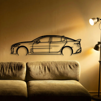 Stinger GT2 2022 Classic Silhouette Metal Wall Art - Tinvibe